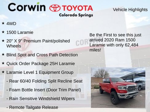 Used 2020 RAM 1500 Laramie image 4