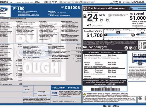 Used 2021 Ford F150 XLT w/ Equipment Group 302A High AWD/4WD image 6