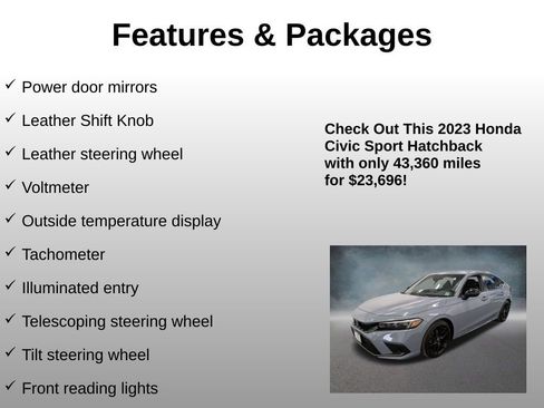 Certified 2023 Honda Civic Sport image 24