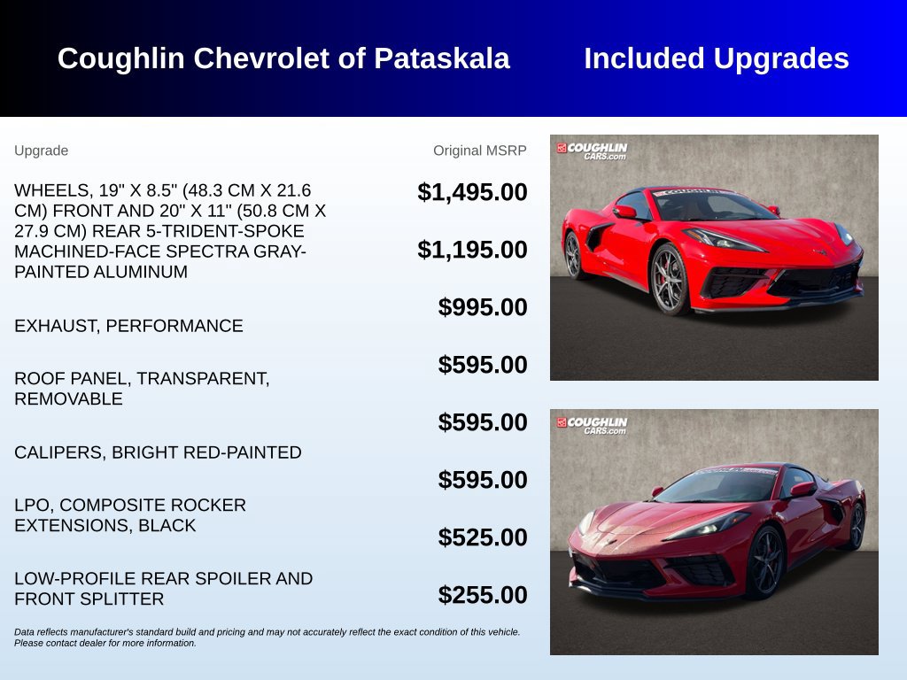 Used 2022 Chevrolet Corvette Stingray Preferred Cpe w/ Battery Protection Package RWD image 3