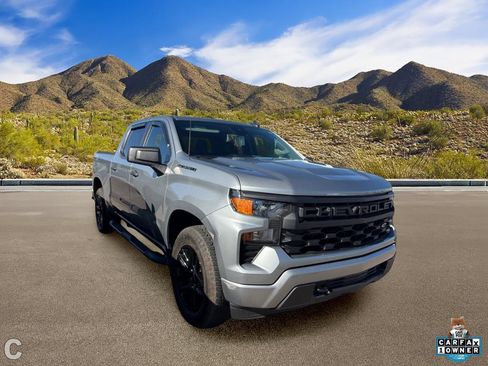 Certified 2024 Chevrolet Silverado 1500 Custom w/ Turbomax Blackout Package AWD/4WD image 5