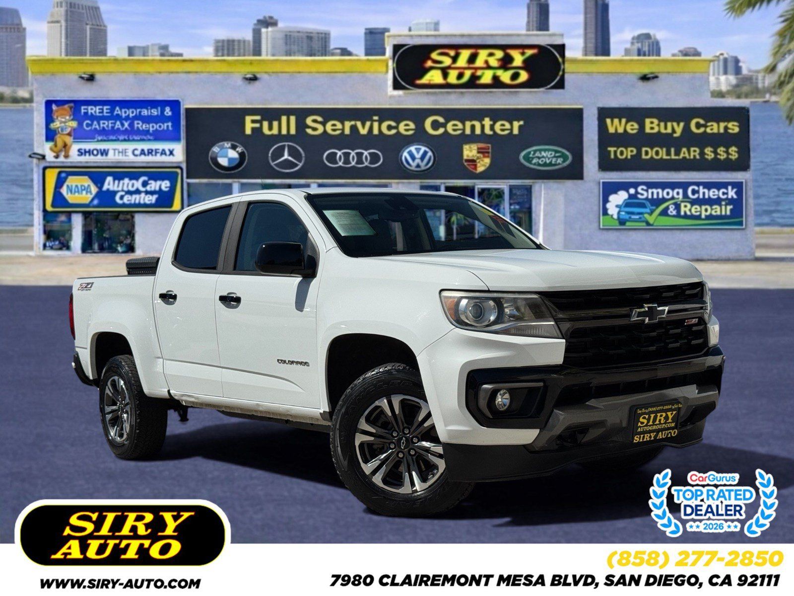 Used 2021 Chevrolet Colorado Z71 w/ Safety Package AWD/4WD image 1