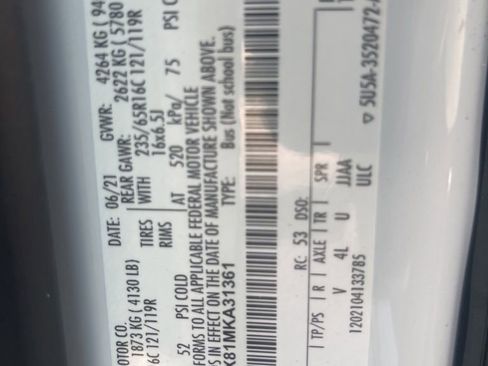 Used 2021 Ford Transit 350 XLT image 13