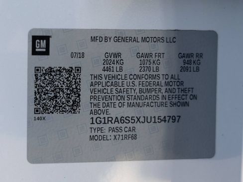 Used 2018 Chevrolet Volt LT FWD image 23