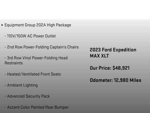Used 2023 Ford Expedition Max XLT image 6
