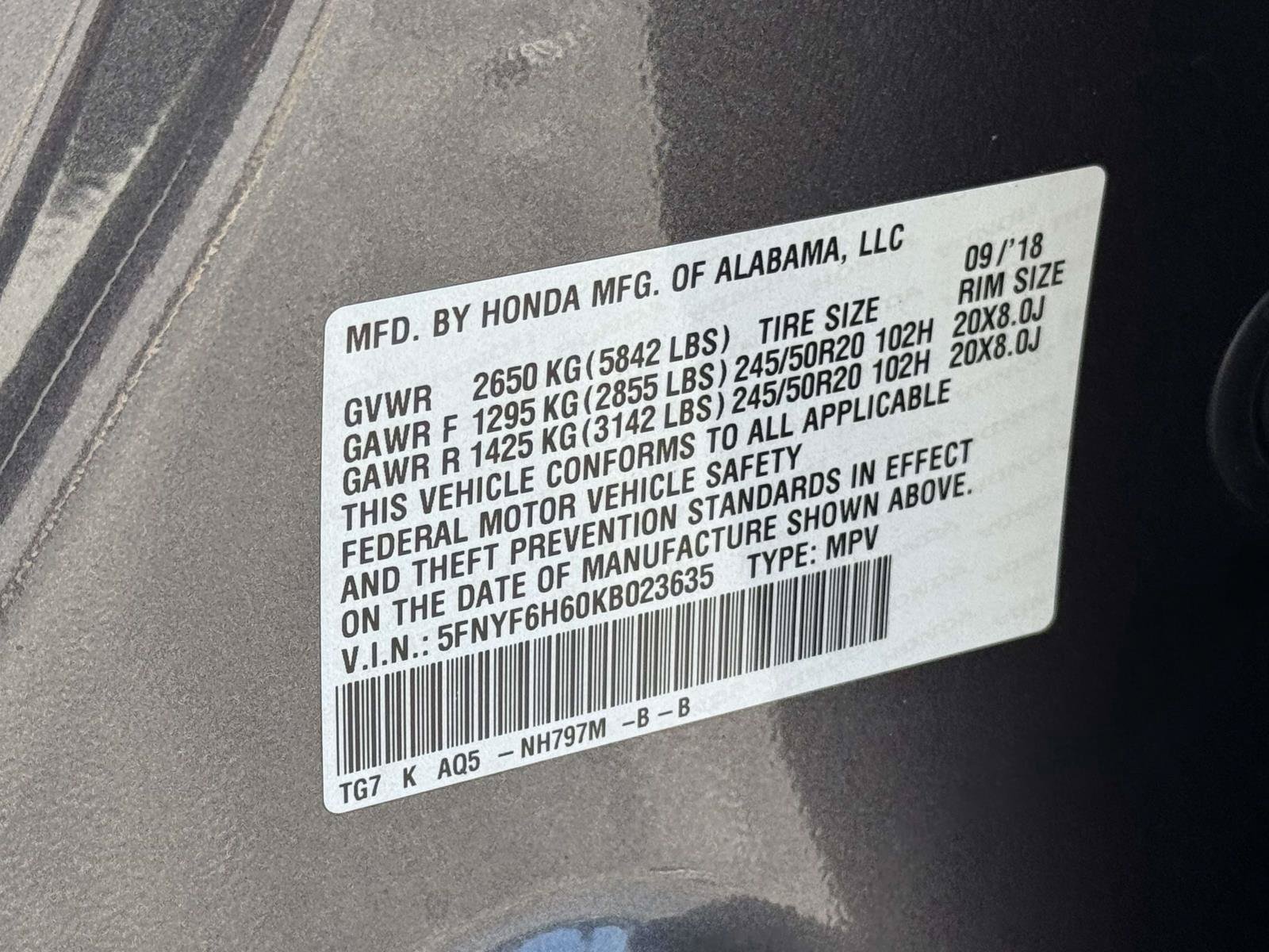 Used 2019 Honda Pilot Touring image 30