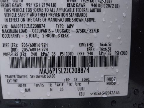 Used 2018 Ford EcoSport S image 33