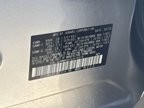 Used 2025 Subaru Ascent Touring w/ Popular Package #2 image 40