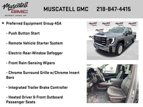 Used 2024 GMC Sierra 2500 SLT w/ SLT Premium Package AWD/4WD image 12