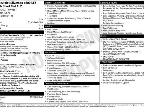 New 2026 Chevrolet Silverado 1500 LTZ w/ LTZ Convenience Package II AWD/4WD image 2