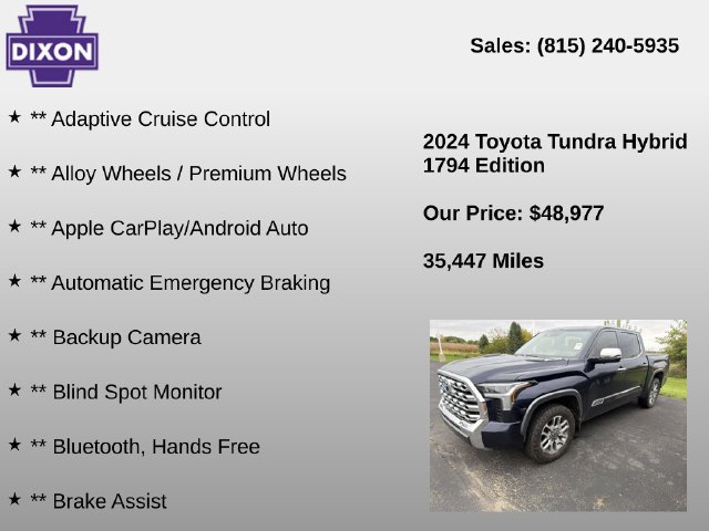 Used 2024 Toyota Tundra 1794 Edition AWD/4WD image 4