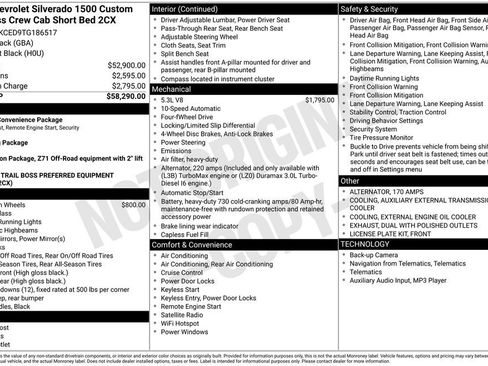 New 2026 Chevrolet Silverado 1500 Custom Trail Boss image 27
