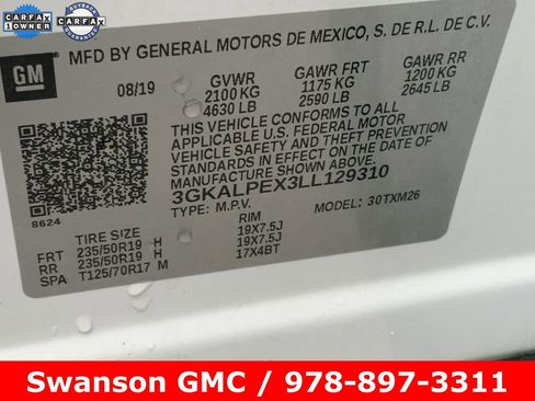 Certified 2020 GMC Terrain SLT w/ Preferred Package image 34