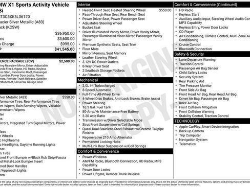 Used 2019 BMW X1 xDrive28i w/ Convenience Package image 34