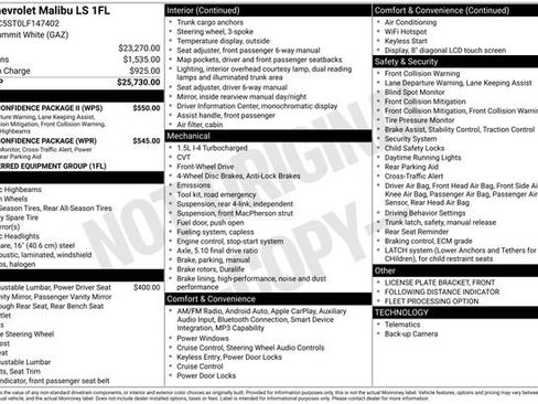 Used 2020 Chevrolet Malibu LS w/ Driver Confidence Package II FWD image 26