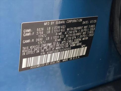 Certified 2025 Subaru Outback Wilderness image 26