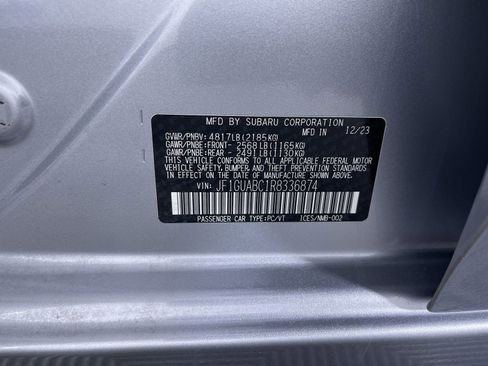 Used 2024 Subaru Impreza 2.0i image 12