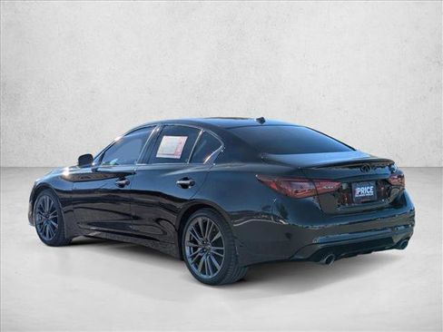 Used 2024 INFINITI Q50 Red Sport 400 w/ Black Opal Edition image 8