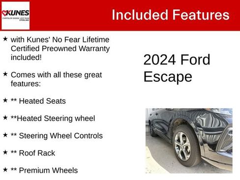 Used 2024 Ford Escape ST-Line w/ Tech Pack #1 AWD/4WD image 4