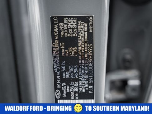 Used 2024 Hyundai Santa Cruz SEL w/ Activity Package image 36