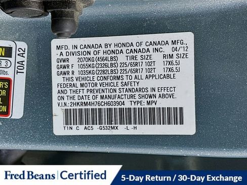 Used 2012 Honda CR-V EX-L image 32