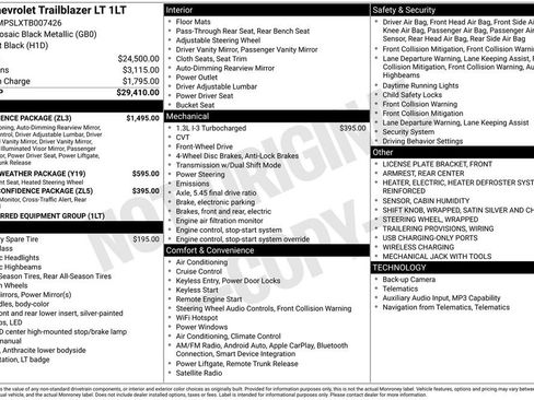 New 2026 Chevrolet TrailBlazer LT w/ Convenience Package FWD image 32
