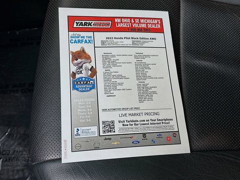 Used 2022 Honda Pilot Black Edition image 12