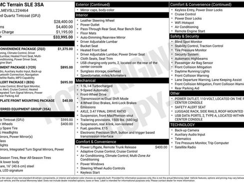 Used 2020 GMC Terrain SLE w/ Driver Convenience Package FWD image 17
