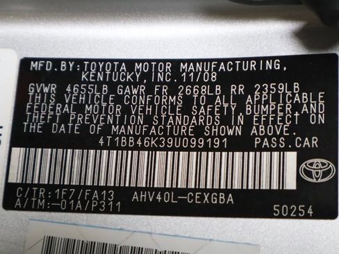 Used 2009 Toyota Camry Hybrid Sedan 4D image 28