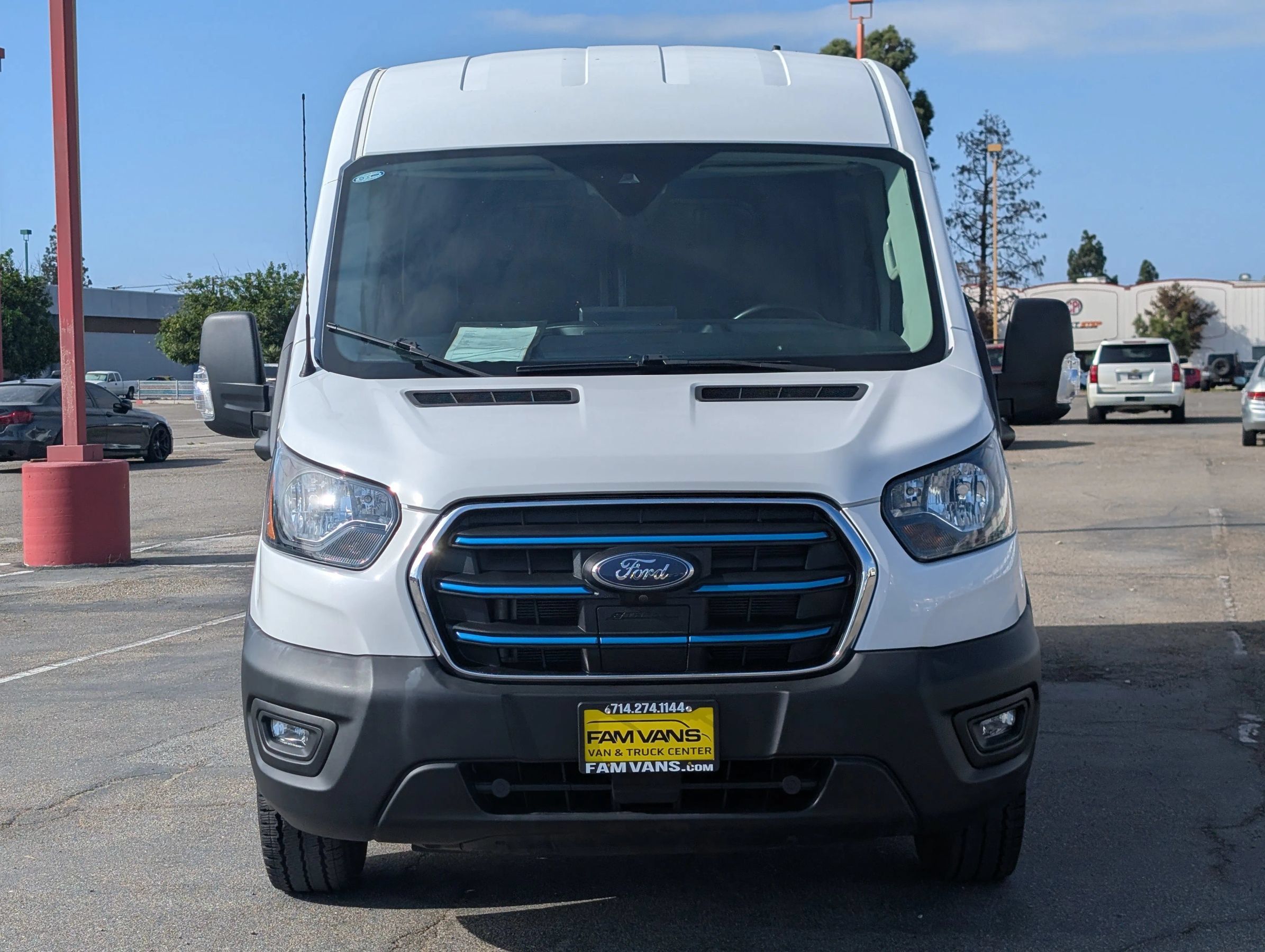 Used 2023 Ford E-Transit Medium Roof w/ Load Area Protection Package RWD image 5