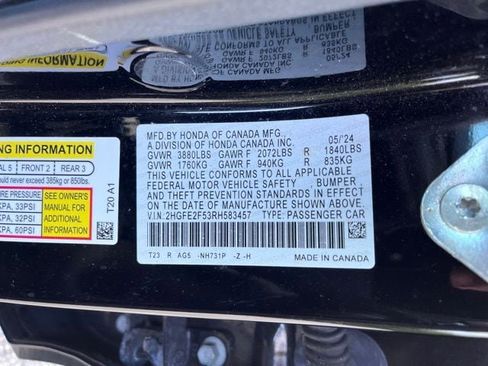 Used 2024 Honda Civic Sport image 14