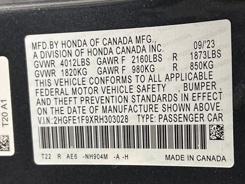 Used 2024 Honda Civic Touring image 40