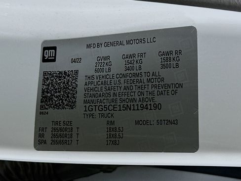 Used 2022 GMC Canyon Elevation w/ Trailering Package RWD image 12