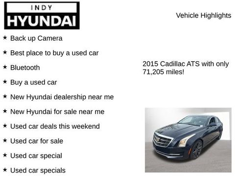 Used 2015 Cadillac ATS Luxury w/ Sun And Sound Package RWD image 8