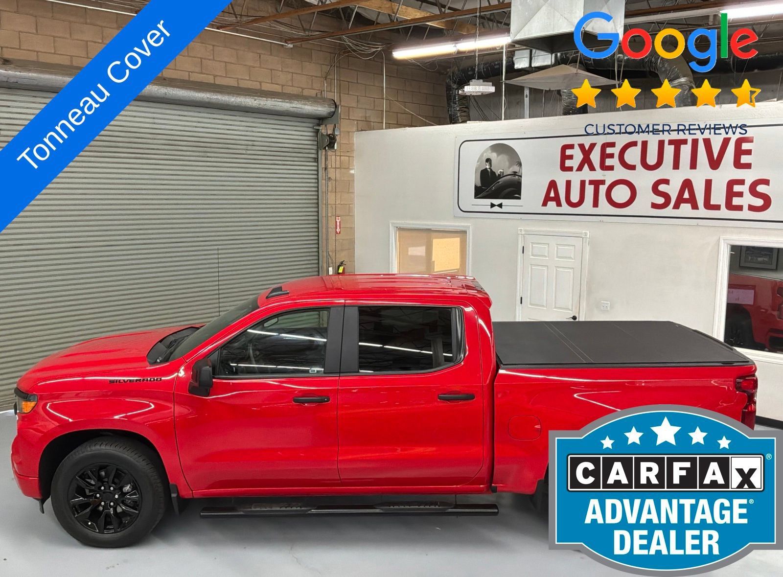 Used 2024 Chevrolet Silverado 1500 Custom w/ LPO, Dark Essentials Package RWD image 8
