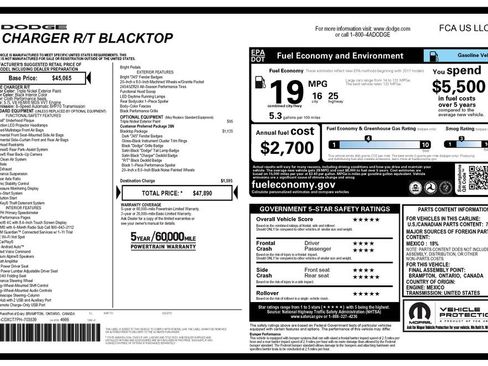 Used 2023 Dodge Charger R/T w/ Blacktop Package RWD image 4