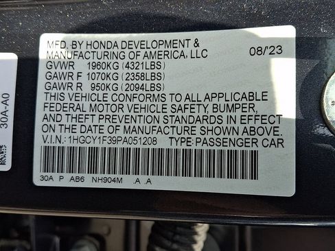 Used 2023 Honda Accord EX image 27