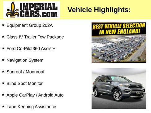 Used 2022 Ford Explorer XLT w/ Equipment Group 202A image 7