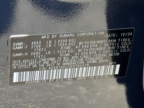 Used 2025 Subaru Outback Premium AWD/4WD image 37