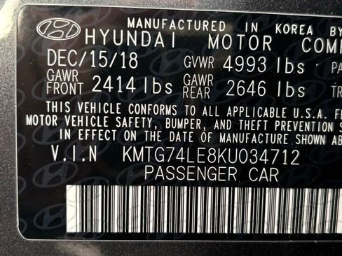 Used 2019 Genesis G70 3.3T Advanced w/ Elite Package image 30