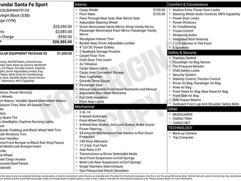 Used 2017 Hyundai Santa Fe Sport FWD image 8