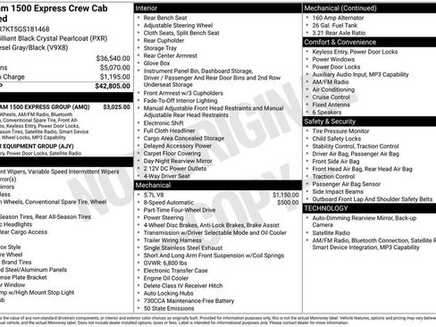 Used 2016 RAM 1500 Express w/ Black Ram 1500 Express Group image 4