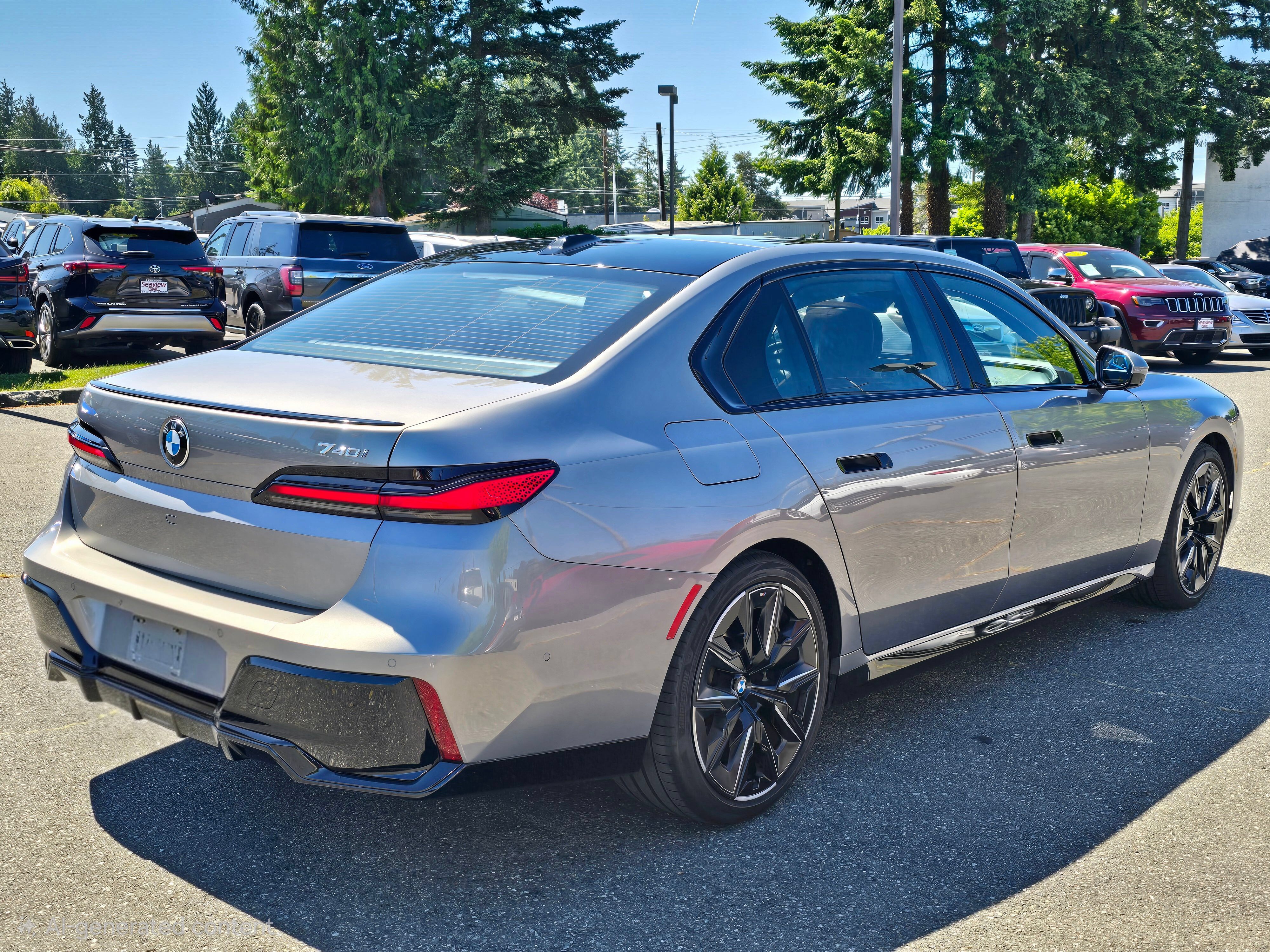 Used 2023 BMW 740i w/ Parking Assistance Package RWD image 7
