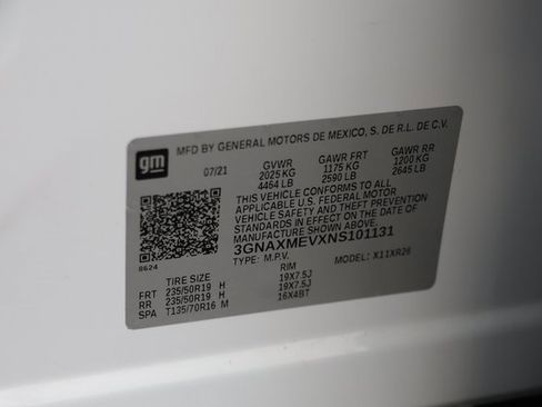 Used 2022 Chevrolet Equinox RS w/ RS Leather Package image 25