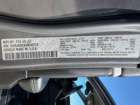 Used 2022 Jeep Grand Cherokee L Limited image 30