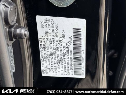 Used 2022 Honda Odyssey Elite image 32
