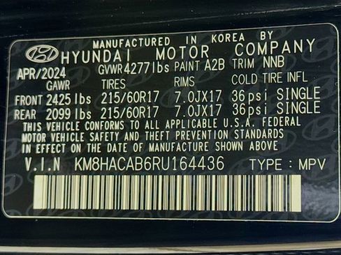 Certified 2024 Hyundai Kona SE AWD/4WD image 16