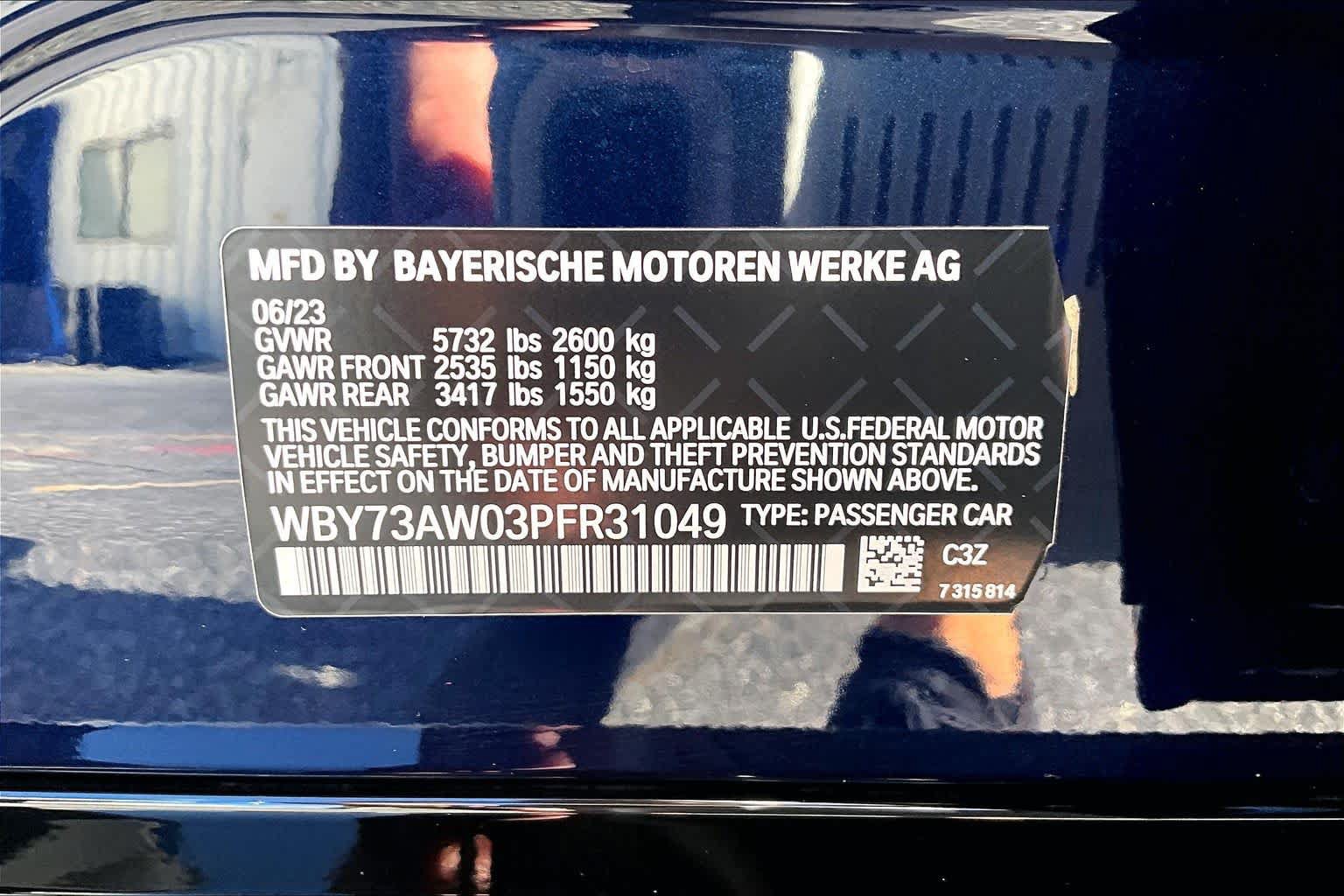 Used 2023 BMW i4 eDrive40 w/ M Sport Package RWD image 33