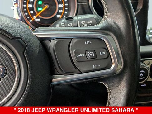 Used 2018 Jeep Wrangler Unlimited Sahara AWD/4WD image 18