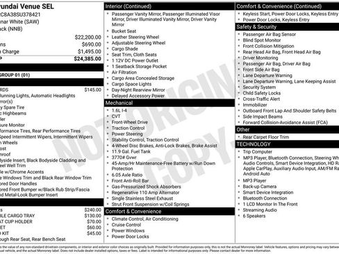 Used 2025 Hyundai Venue SEL FWD image 5